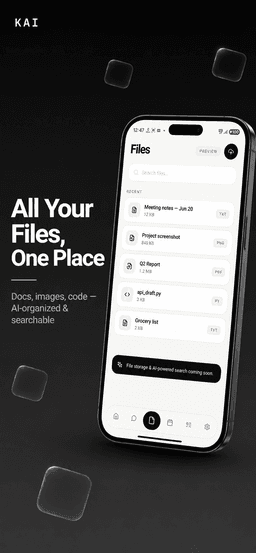 KAI AI — all your files in one place