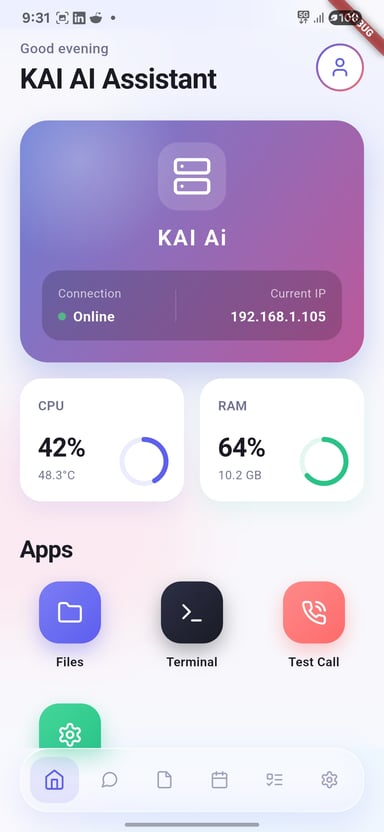KAI AI Dashboard